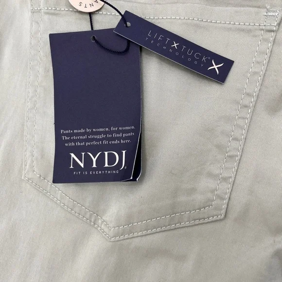 NYDJ Sheri Slim in Feather- Size 14 NWT - Picture 6 of 13